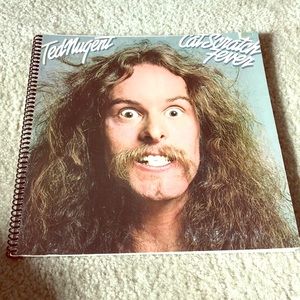 Ted Nugent Cat Scratch Fever album notebook